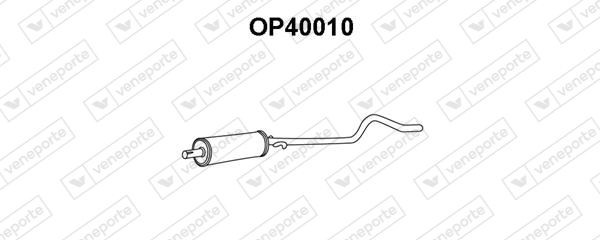 VENEPORTE Middle silencer Article number: OP40010 cheaply