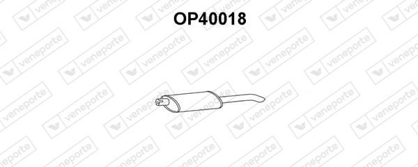 VENEPORTE Bakre eksospotte artikkelnummer: OP40018 billig