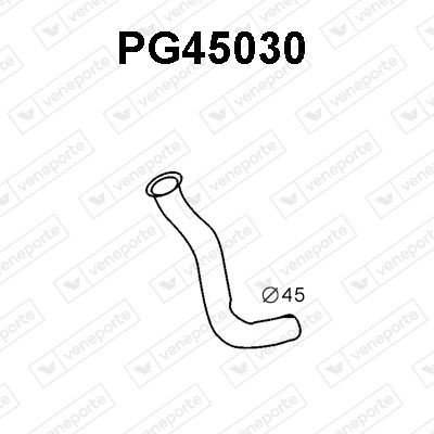 VENEPORTE Exhaust Pipe Article number: PG45030 cheaply