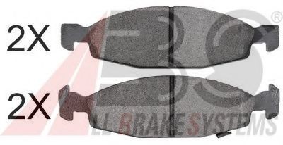 A.B.S. Brake pad set Article number: 38790 OE cheaply
