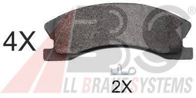 A.B.S. Brake pad set Article number: 38945 OE cheaply