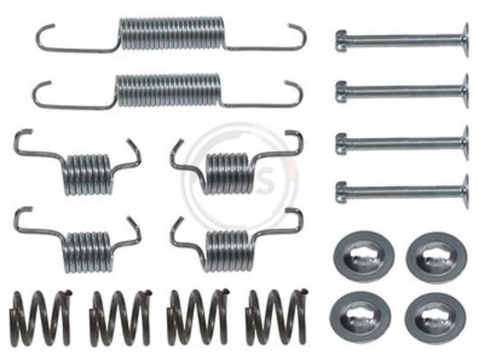 A.B.S. 0011Q Brake shoe fitting kit COROLLA 2.2 D-4D (AUR10_) 177 PS Diesel 2009