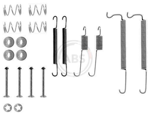A.B.S. 0629Q Lisakomplekt, Piduriklotsid ASCONA 2.0 i GT (F11, M11, F68, M68) 130 HP Bensiin 1988