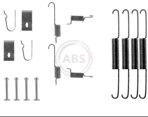 A.B.S. 0664Q Accessory Kit, brake shoes 626 2.0 16V (GDEP) 140 PS Petrol 1992
