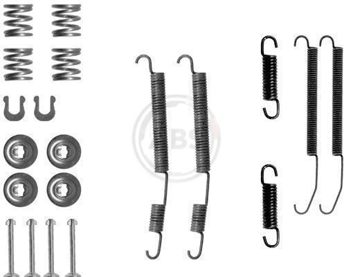 A.B.S. 0760Q Accessory Kit, brake shoes GALANT 2.0 GLSTD 90 PS Diesel 1998