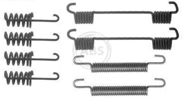 A.B.S. 0775Q Brake shoe fitting kit LT 2.8 TDI 125 PS Diesel 2006
