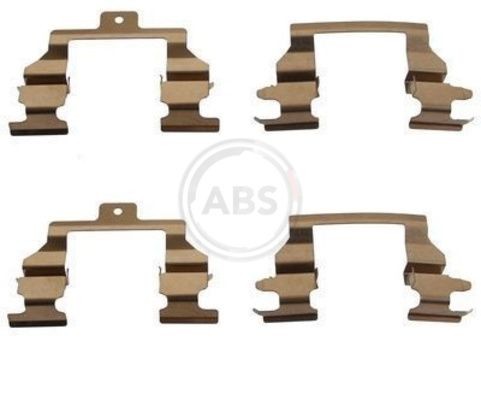 A.B.S. 1291Q Accessory Kit, disc brake pads AVENSIS 2.0 VVT-i (ACM20_) 150 PS Petrol 2009