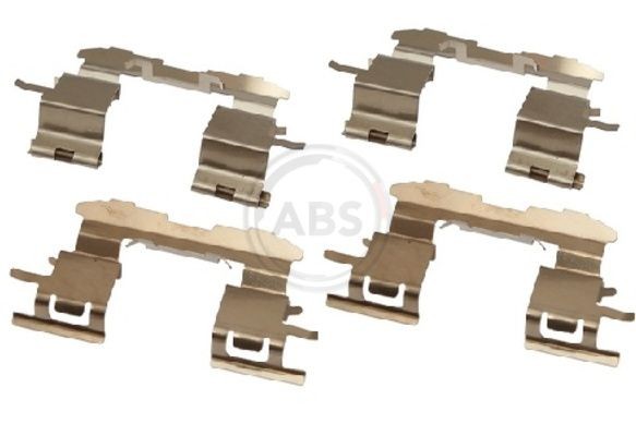 A.B.S. 1631Q Accessory Kit, disc brake pads YARIS 1.4 D-4D (NLP20_, NLP22_) 75 PS Diesel 2005