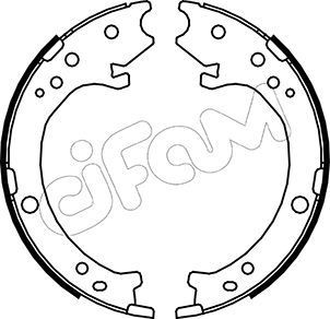 CIFAM Handbrake shoes Article number: 153-161 cheaply