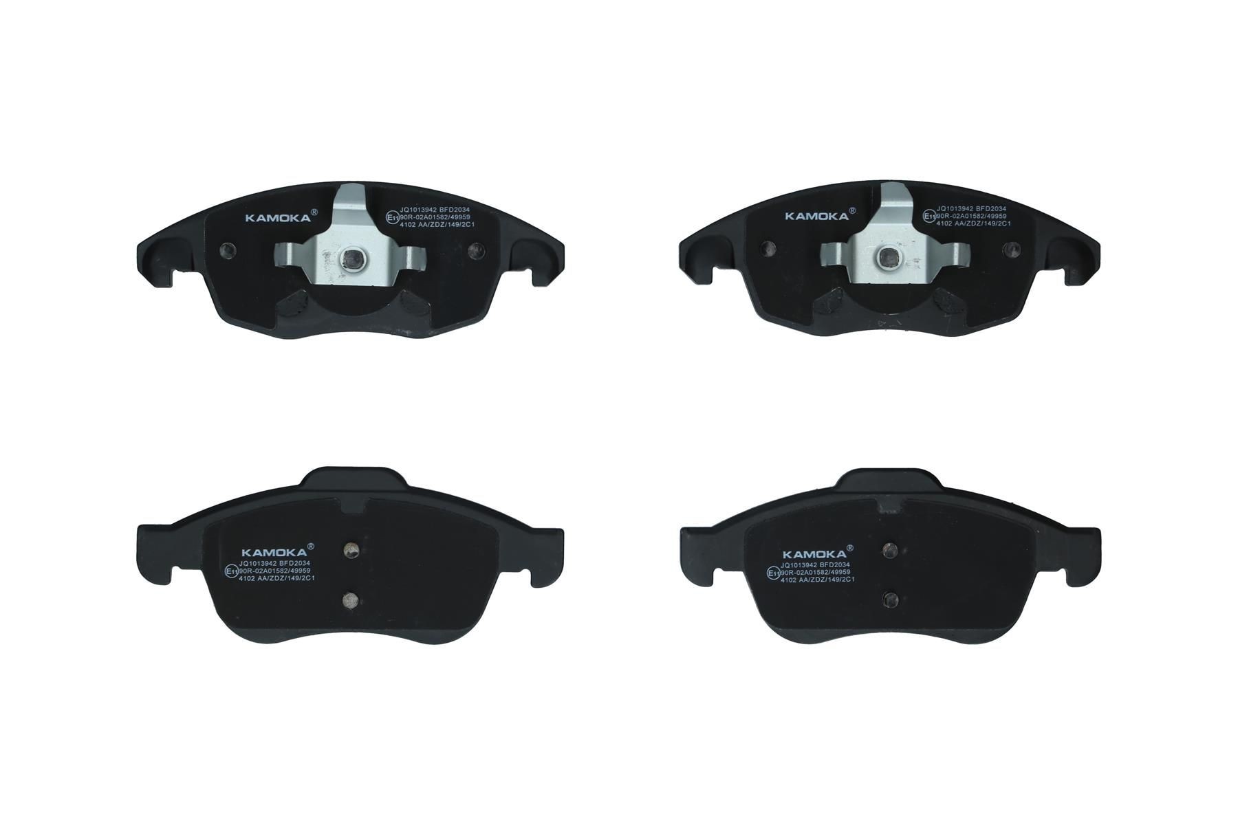 KAMOKA Brake pad set Article number: JQ1013942 cheaply