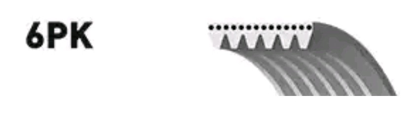 GATES Serpentine belt Article number: 6PK1088 cheaply