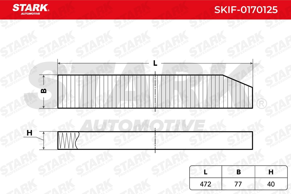 STARK Filter, salongiõhk Artikli number: SKIF-0170125 soodsalt
