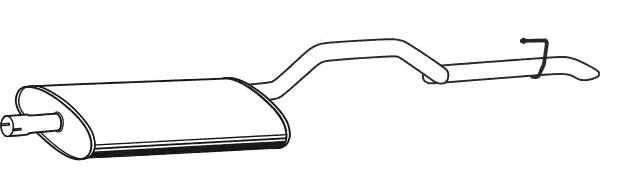 VEGAZ Rear silencer Article number: CHS-159 cheaply