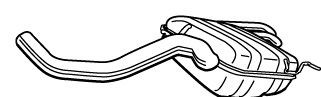 VEGAZ Rear silencer Article number: VS-383 cheaply