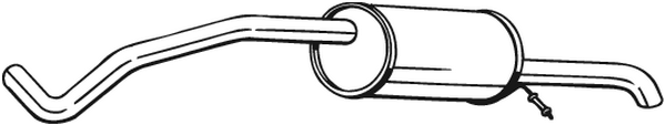 BOSAL Middle silencer Article number: 280-059 cheaply