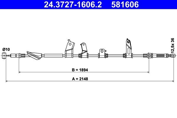 ATE Tross, seisupidur Artikli number: 24.3727-1606.2 soodsalt