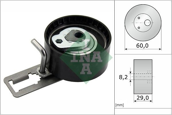 INA Timing belt tensioner pulley Article number: 531 0884 10 cheaply