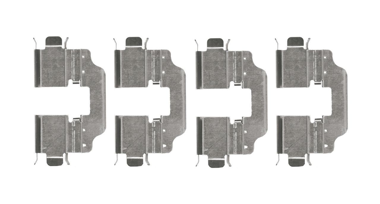BOSCH 1 987 474 735 Lisakomplekt, ketaspiduriklotsid MEGANE 2.0 SCe (LVM3) 140 HP Bensiin