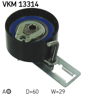 SKF Timing belt tensioner pulley Article number: VKM 13314 cheaply