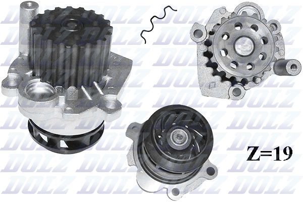 DOLZ Water pump Article number: A249 cheaply