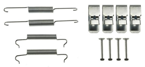 TRW SFK444 Accessory Kit, brake shoes GRAND CHEROKEE 4.7 V8 4x4 220 PS Petrol 2005