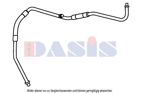 AKS DASIS High- / Low Pressure Line, air conditioning Article number: 885826N cheaply