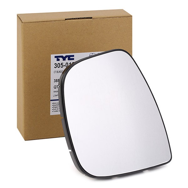 TYC Mirror Glass, outside mirror Article number: 305-0184-1 cheaply