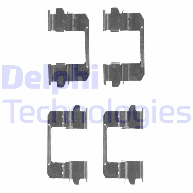 DELPHI Accessory Kit, disc brake pads Article number: LX0618 cheaply
