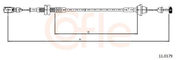 COFLE Throttle cable Article number: 11.0179 cheaply