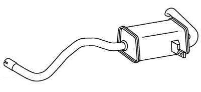 VEGAZ Rear silencer Article number: RS-567 cheaply