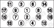 PAYEN Bolt Kit, cylinder head Article number: HBS501 cheaply
