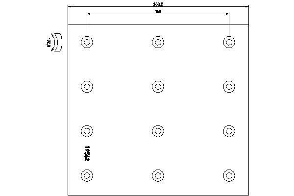 TEXTAR Brake Lining Kit, drum brake Article number: 1956202 cheaply