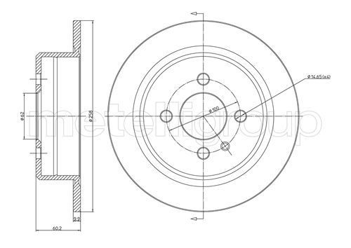 METELLI Brake disc Article number: 23-0084 cheaply