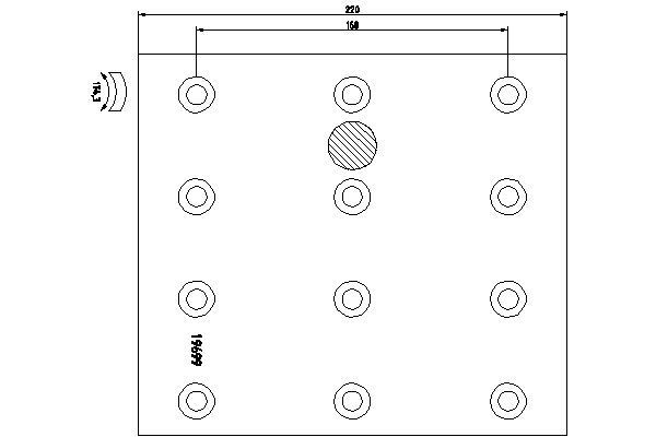 TEXTAR Brake Lining Kit, drum brake Article number: 1969901 cheaply