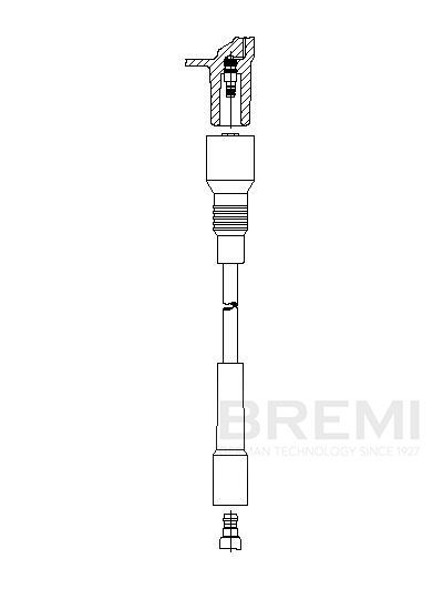 BREMI Ignition lead Article number: 353/90 cheaply