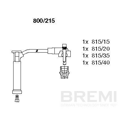 BREMI Ignition lead Article number: 777/25 cheaply
