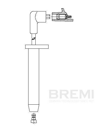 BREMI Ignition lead Article number: 787/40 cheaply