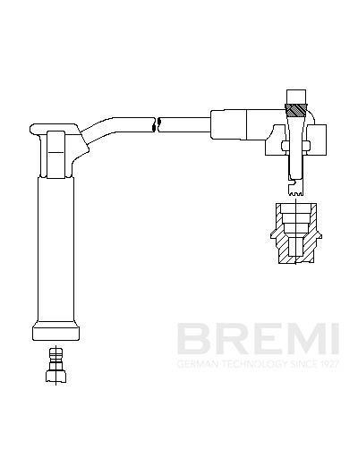 BREMI Tændkabel Varenummer: 815/40 billige