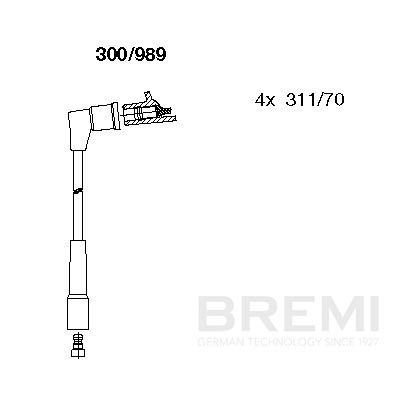 BREMI Süütesüsteemikomplekt Artikli number: 300/989 soodsalt