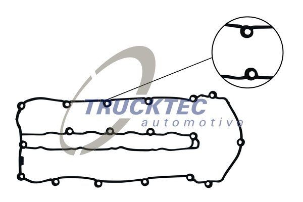 TRUCKTEC AUTOMOTIVE Rocker cover gasket Article number: 02.10.029 cheaply