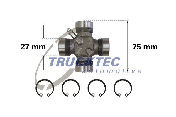 TRUCKTEC AUTOMOTIVE Drive shaft coupler Article number: 02.34.041 cheaply