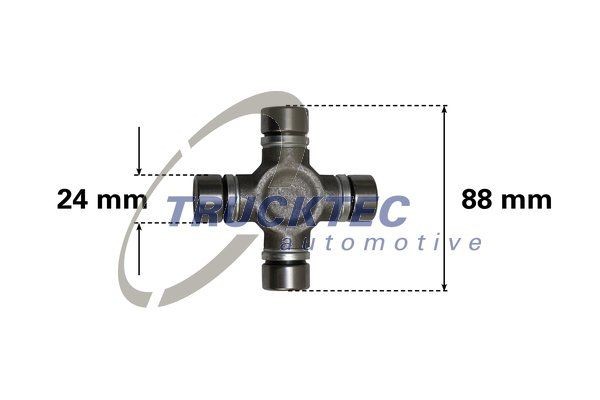 TRUCKTEC AUTOMOTIVE Drive shaft coupler Article number: 02.34.042 cheaply