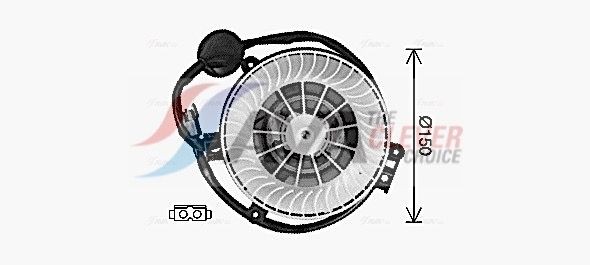 AVA COOLING SYSTEMS Radiaatori ventilaator Artikli number: FD7564 soodsalt