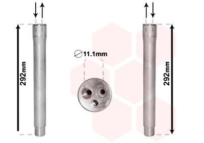 VAN WEZEL Dryer, air conditioning Article number: 0600D445 cheaply