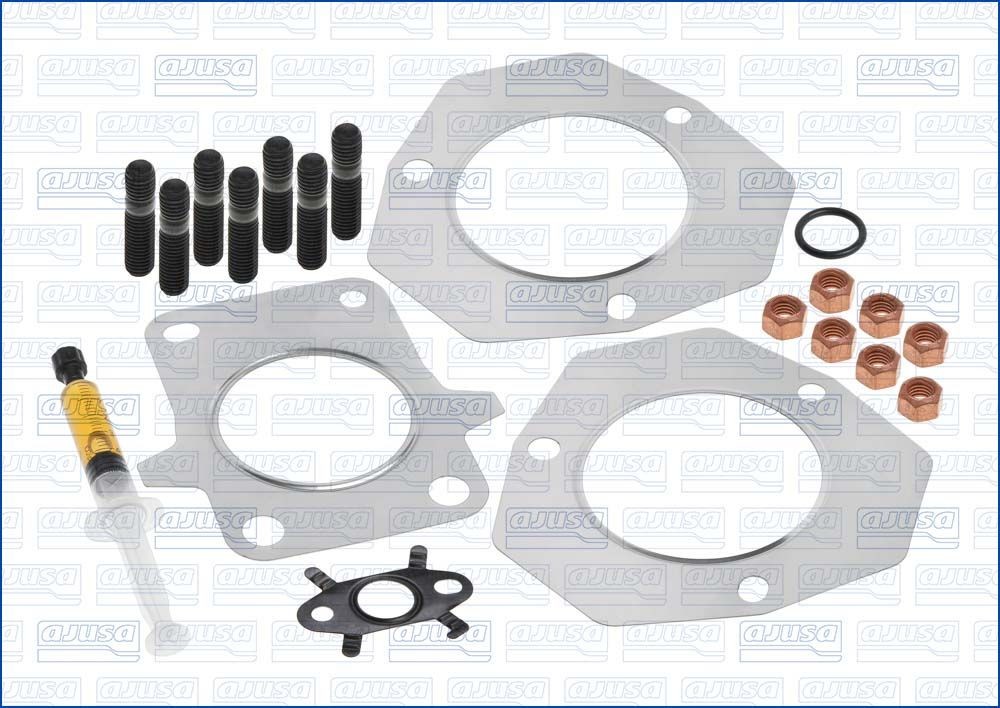 AJUSA JTC11721 Mounting Kit, charger MEGANE 1.4 TCe 131 PS Petrol
