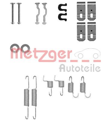 METZGER 105-0028 Juego de accesorios, zapatas de freno de estacionamiento X-TRAIL 1.6 DIG-T (T32) 163 CV Gasolina