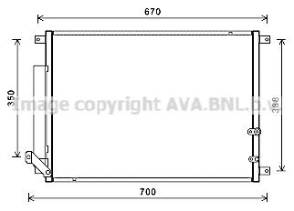 PRASCO Air conditioning condenser Article number: CC5001D cheaply