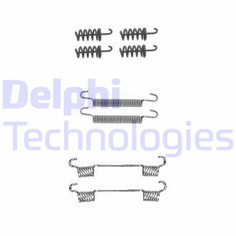 DELPHI LY1380 Brake shoe fitting kit SPRINTER 314 CDI 2.1 (906.731, 906.733, 906.735) 143 PS Diesel 2020
