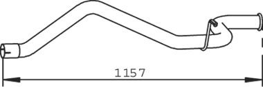 DINEX Exhaust Pipe Article number: 32501 cheaply