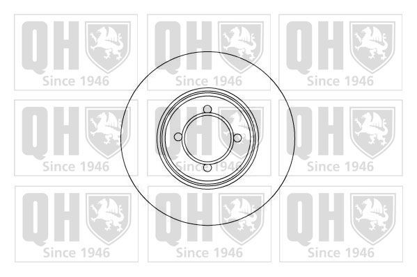 QUINTON HAZELL Brake disc Article number: BDC3092 cheaply
